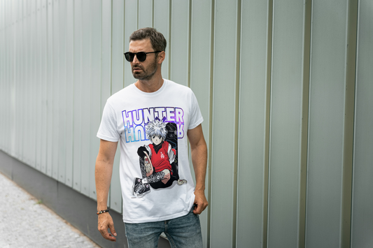 Hunter x Hunter Anime Graphic T-Shirt – Killua Zoldyck Design