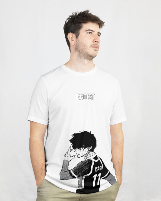 Isagi Yoichi Egoist Round Neck Tee | Blue Lock Anime Merch